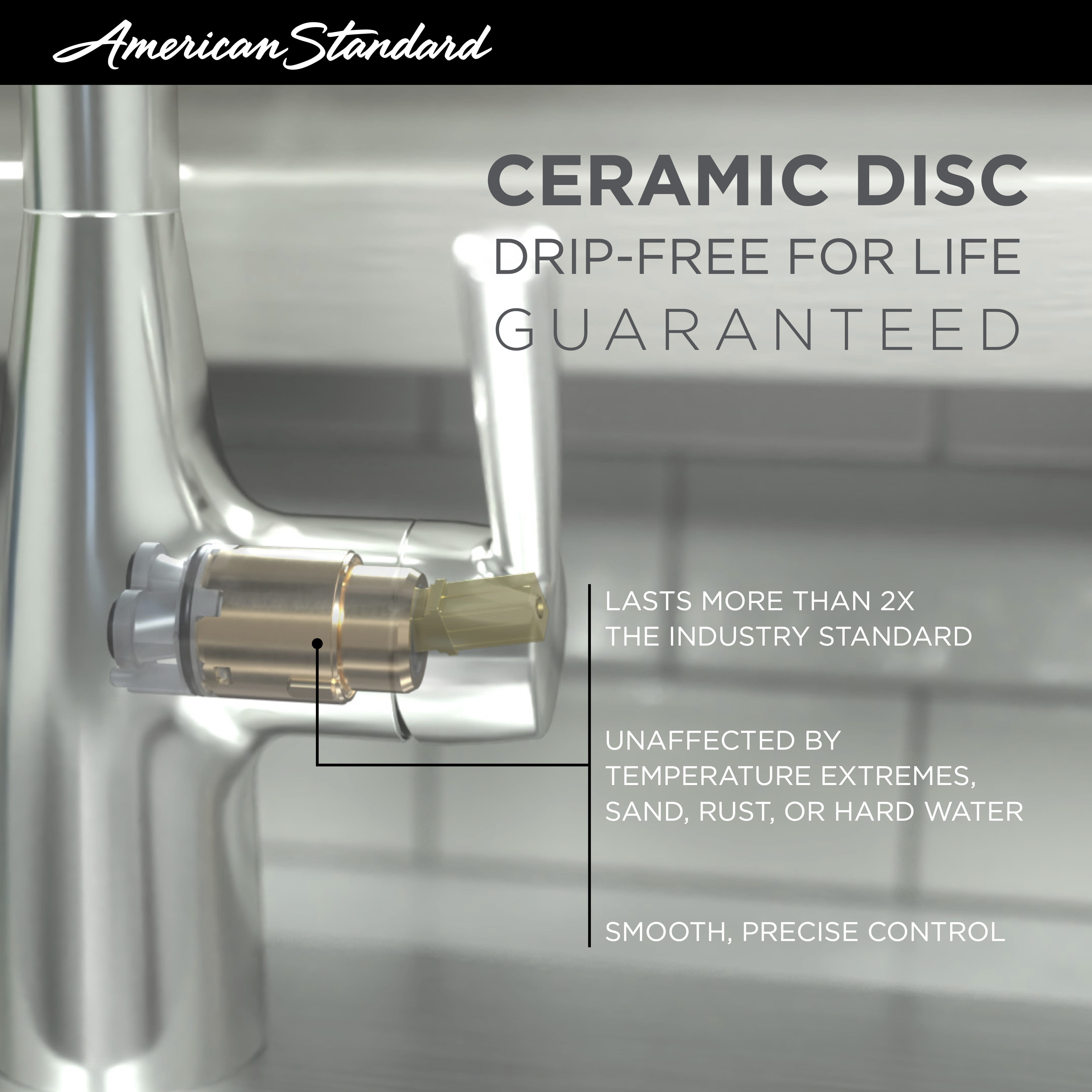 Quince® Single-Handle Semi-Pro Dual-Spray Kitchen Faucet 2.2 gpm/8.3 L/min